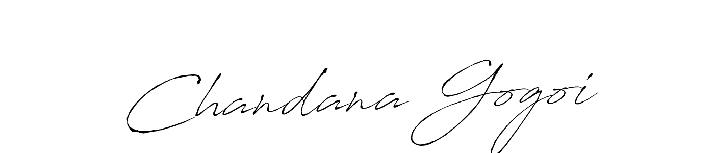 Create a beautiful signature design for name Chandana Gogoi. With this signature (Antro_Vectra) fonts, you can make a handwritten signature for free. Chandana Gogoi signature style 6 images and pictures png