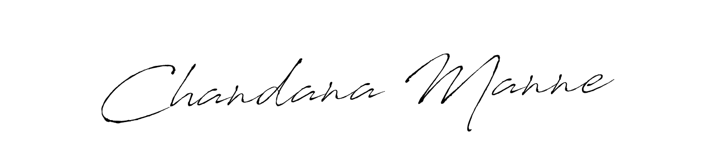 Make a beautiful signature design for name Chandana Manne. Use this online signature maker to create a handwritten signature for free. Chandana Manne signature style 6 images and pictures png