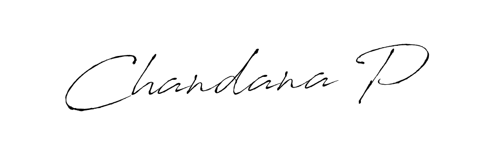 It looks lik you need a new signature style for name Chandana P. Design unique handwritten (Antro_Vectra) signature with our free signature maker in just a few clicks. Chandana P signature style 6 images and pictures png