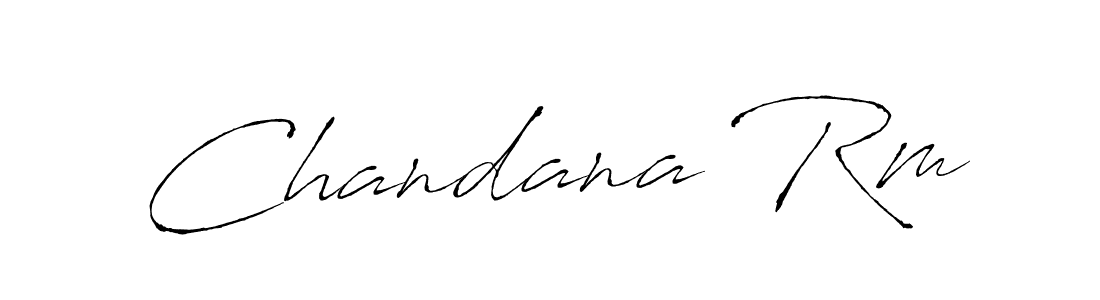 Design your own signature with our free online signature maker. With this signature software, you can create a handwritten (Antro_Vectra) signature for name Chandana Rm. Chandana Rm signature style 6 images and pictures png