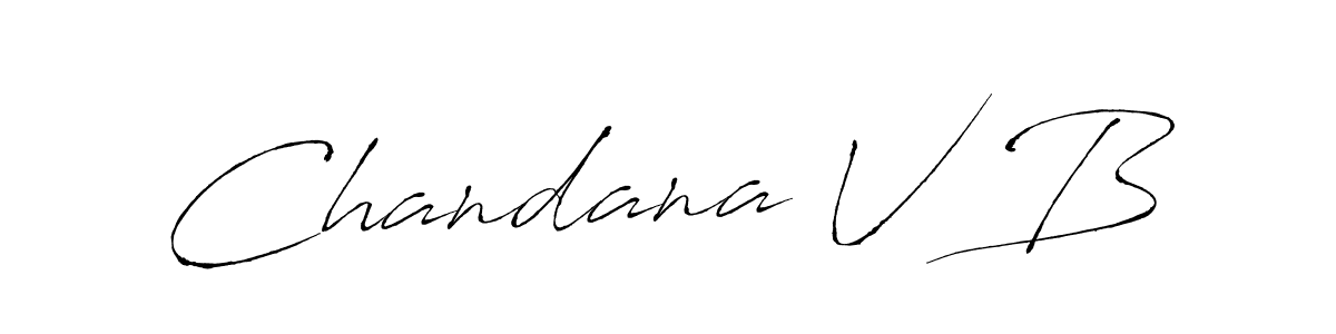 How to Draw Chandana V B signature style? Antro_Vectra is a latest design signature styles for name Chandana V B. Chandana V B signature style 6 images and pictures png