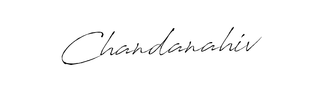 Antro_Vectra is a professional signature style that is perfect for those who want to add a touch of class to their signature. It is also a great choice for those who want to make their signature more unique. Get Chandanahiv name to fancy signature for free. Chandanahiv signature style 6 images and pictures png