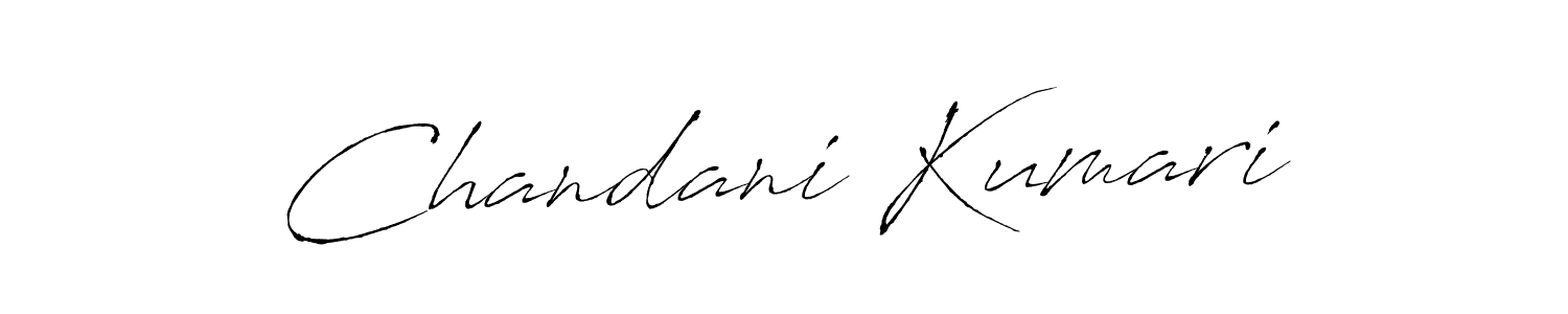 Make a beautiful signature design for name Chandani Kumari. With this signature (Antro_Vectra) style, you can create a handwritten signature for free. Chandani Kumari signature style 6 images and pictures png