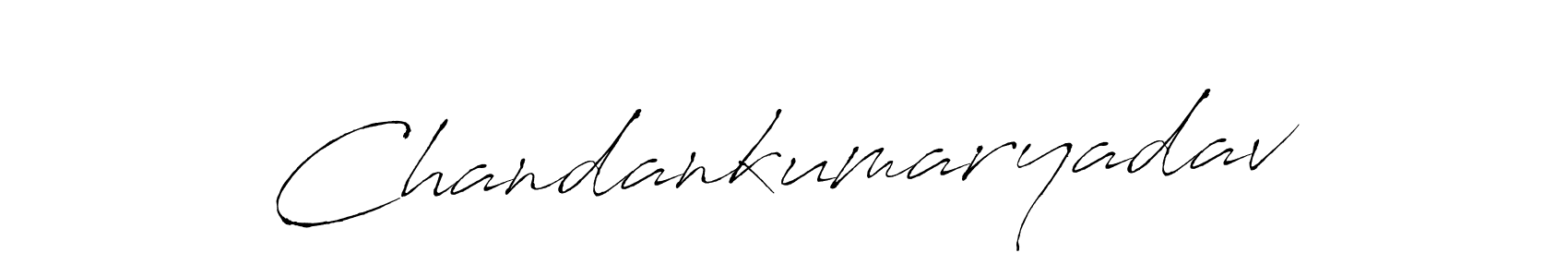 Create a beautiful signature design for name Chandankumaryadav. With this signature (Antro_Vectra) fonts, you can make a handwritten signature for free. Chandankumaryadav signature style 6 images and pictures png