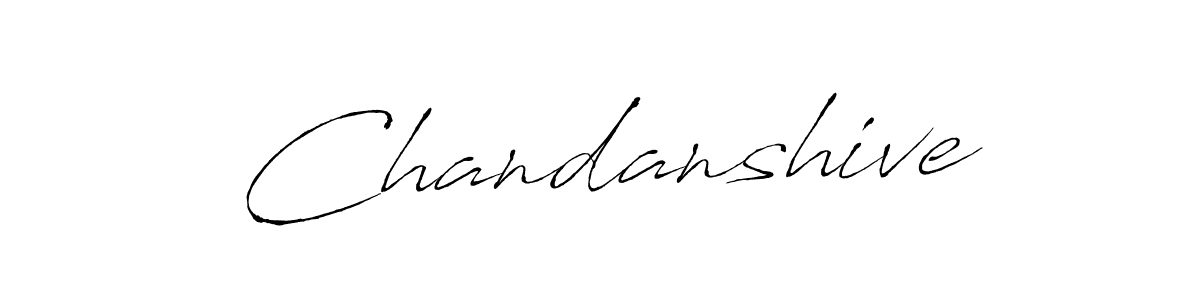 How to make Chandanshive name signature. Use Antro_Vectra style for creating short signs online. This is the latest handwritten sign. Chandanshive signature style 6 images and pictures png