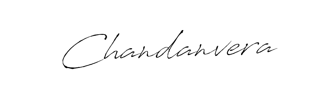 Design your own signature with our free online signature maker. With this signature software, you can create a handwritten (Antro_Vectra) signature for name Chandanvera. Chandanvera signature style 6 images and pictures png