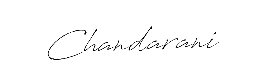 Design your own signature with our free online signature maker. With this signature software, you can create a handwritten (Antro_Vectra) signature for name Chandarani. Chandarani signature style 6 images and pictures png