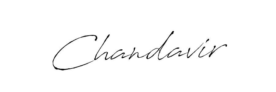 Chandavir stylish signature style. Best Handwritten Sign (Antro_Vectra) for my name. Handwritten Signature Collection Ideas for my name Chandavir. Chandavir signature style 6 images and pictures png