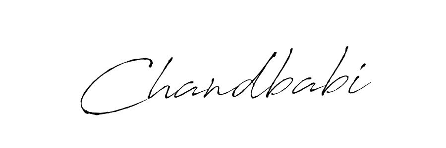 Create a beautiful signature design for name Chandbabi. With this signature (Antro_Vectra) fonts, you can make a handwritten signature for free. Chandbabi signature style 6 images and pictures png