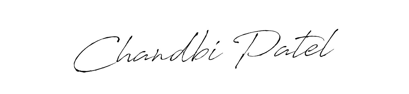 Design your own signature with our free online signature maker. With this signature software, you can create a handwritten (Antro_Vectra) signature for name Chandbi Patel. Chandbi Patel signature style 6 images and pictures png