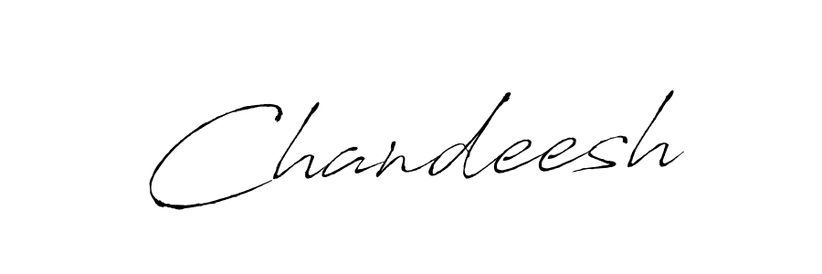 How to make Chandeesh signature? Antro_Vectra is a professional autograph style. Create handwritten signature for Chandeesh name. Chandeesh signature style 6 images and pictures png