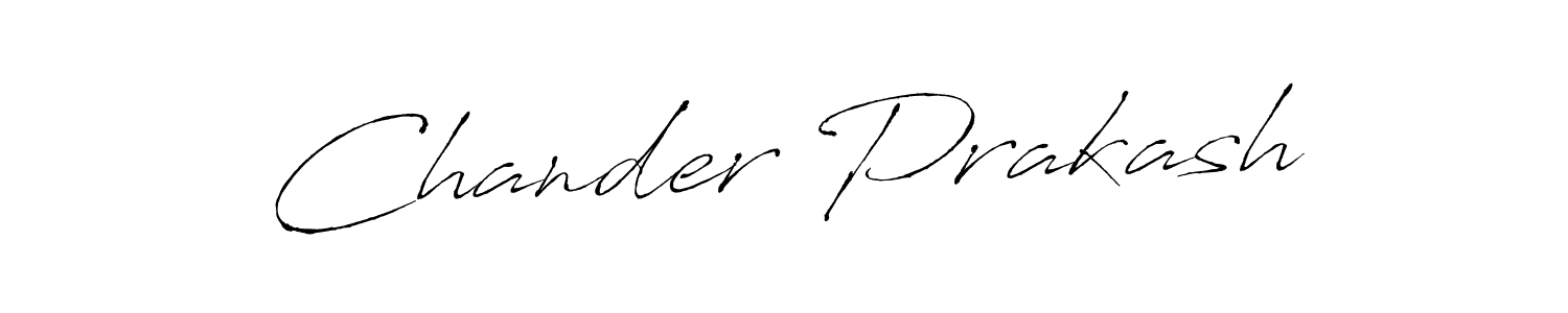 How to make Chander Prakash signature? Antro_Vectra is a professional autograph style. Create handwritten signature for Chander Prakash name. Chander Prakash signature style 6 images and pictures png