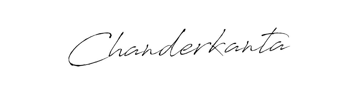 Design your own signature with our free online signature maker. With this signature software, you can create a handwritten (Antro_Vectra) signature for name Chanderkanta. Chanderkanta signature style 6 images and pictures png