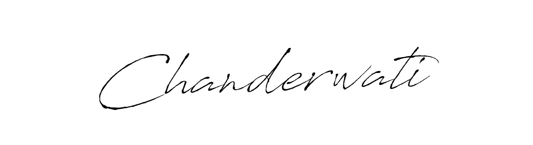 Design your own signature with our free online signature maker. With this signature software, you can create a handwritten (Antro_Vectra) signature for name Chanderwati. Chanderwati signature style 6 images and pictures png