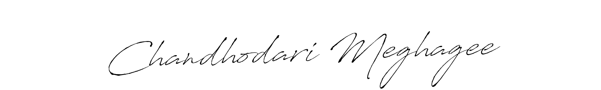 Use a signature maker to create a handwritten signature online. With this signature software, you can design (Antro_Vectra) your own signature for name Chandhodari Meghagee. Chandhodari Meghagee signature style 6 images and pictures png