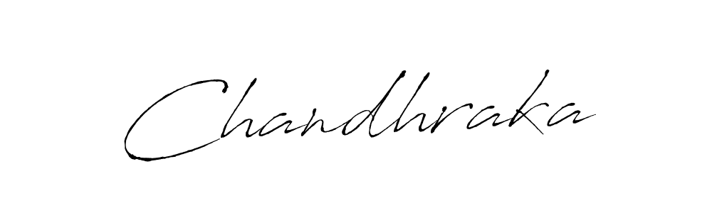 Use a signature maker to create a handwritten signature online. With this signature software, you can design (Antro_Vectra) your own signature for name Chandhraka. Chandhraka signature style 6 images and pictures png