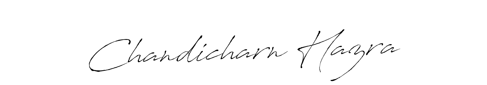 How to make Chandicharn Hazra signature? Antro_Vectra is a professional autograph style. Create handwritten signature for Chandicharn Hazra name. Chandicharn Hazra signature style 6 images and pictures png