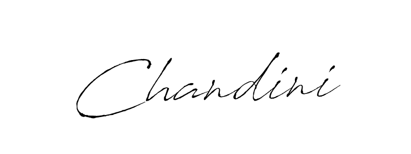 Chandini stylish signature style. Best Handwritten Sign (Antro_Vectra) for my name. Handwritten Signature Collection Ideas for my name Chandini. Chandini signature style 6 images and pictures png