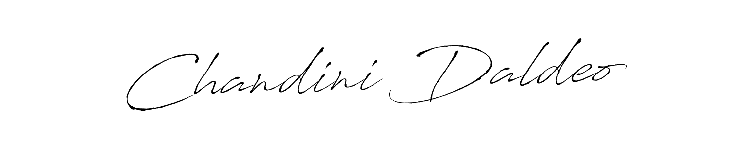 The best way (Antro_Vectra) to make a short signature is to pick only two or three words in your name. The name Chandini Daldeo include a total of six letters. For converting this name. Chandini Daldeo signature style 6 images and pictures png