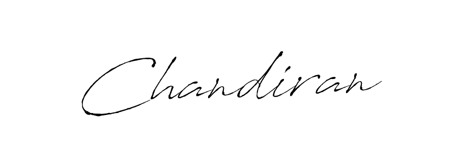 Make a beautiful signature design for name Chandiran. With this signature (Antro_Vectra) style, you can create a handwritten signature for free. Chandiran signature style 6 images and pictures png