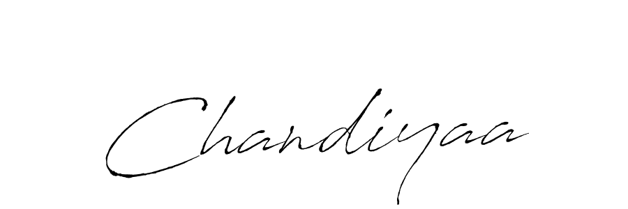 Design your own signature with our free online signature maker. With this signature software, you can create a handwritten (Antro_Vectra) signature for name Chandiyaa. Chandiyaa signature style 6 images and pictures png