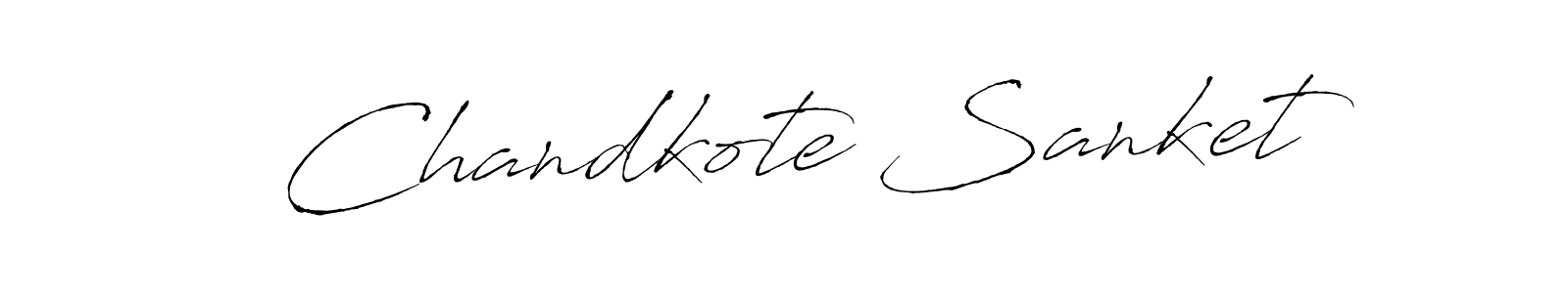 Design your own signature with our free online signature maker. With this signature software, you can create a handwritten (Antro_Vectra) signature for name Chandkote Sanket. Chandkote Sanket signature style 6 images and pictures png