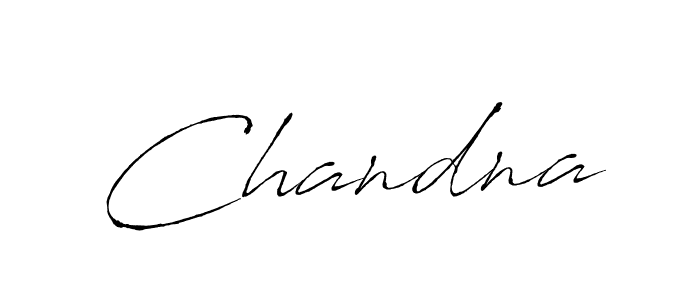 Chandna stylish signature style. Best Handwritten Sign (Antro_Vectra) for my name. Handwritten Signature Collection Ideas for my name Chandna. Chandna signature style 6 images and pictures png