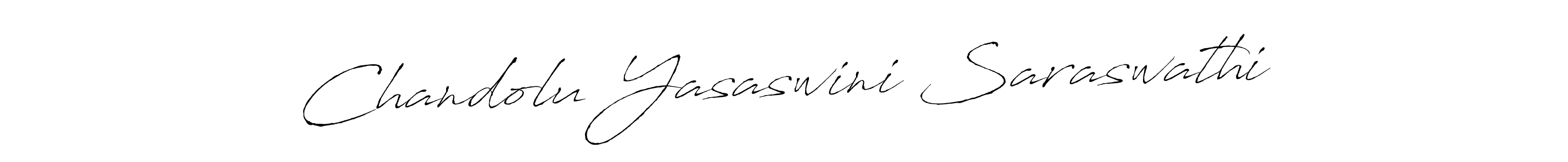 Make a beautiful signature design for name Chandolu Yasaswini Saraswathi. With this signature (Antro_Vectra) style, you can create a handwritten signature for free. Chandolu Yasaswini Saraswathi signature style 6 images and pictures png