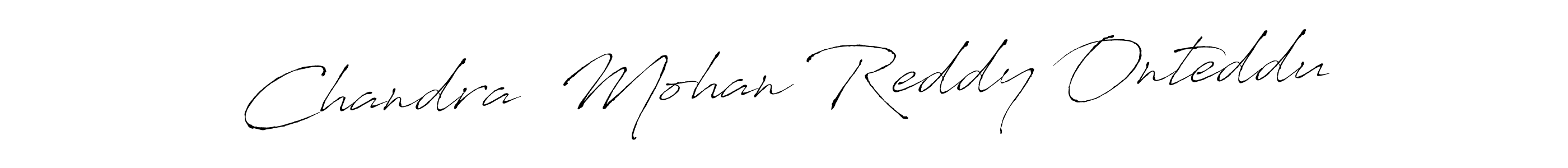 Use a signature maker to create a handwritten signature online. With this signature software, you can design (Antro_Vectra) your own signature for name Chandra  Mohan Reddy Onteddu. Chandra  Mohan Reddy Onteddu signature style 6 images and pictures png