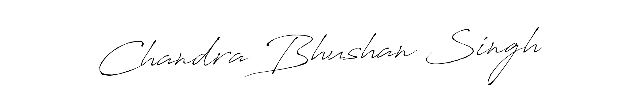 Create a beautiful signature design for name Chandra Bhushan Singh. With this signature (Antro_Vectra) fonts, you can make a handwritten signature for free. Chandra Bhushan Singh signature style 6 images and pictures png