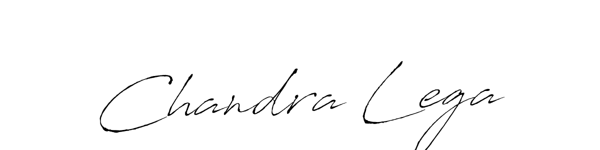 Make a beautiful signature design for name Chandra Lega. With this signature (Antro_Vectra) style, you can create a handwritten signature for free. Chandra Lega signature style 6 images and pictures png