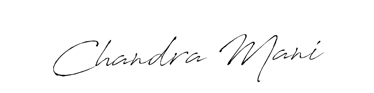 How to make Chandra Mani signature? Antro_Vectra is a professional autograph style. Create handwritten signature for Chandra Mani name. Chandra Mani signature style 6 images and pictures png