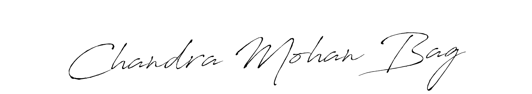 Make a beautiful signature design for name Chandra Mohan Bag. With this signature (Antro_Vectra) style, you can create a handwritten signature for free. Chandra Mohan Bag signature style 6 images and pictures png