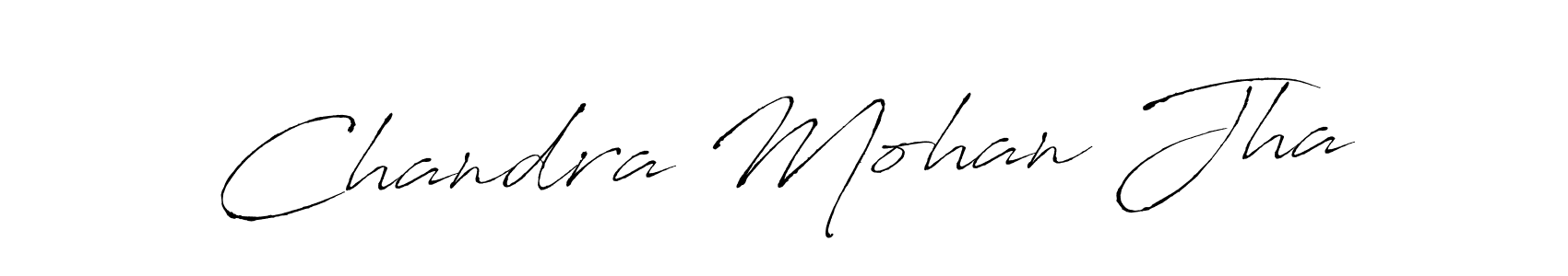 How to make Chandra Mohan Jha signature? Antro_Vectra is a professional autograph style. Create handwritten signature for Chandra Mohan Jha name. Chandra Mohan Jha signature style 6 images and pictures png