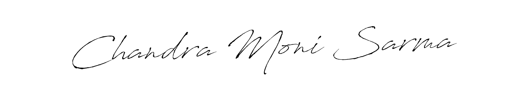 How to make Chandra Moni Sarma signature? Antro_Vectra is a professional autograph style. Create handwritten signature for Chandra Moni Sarma name. Chandra Moni Sarma signature style 6 images and pictures png