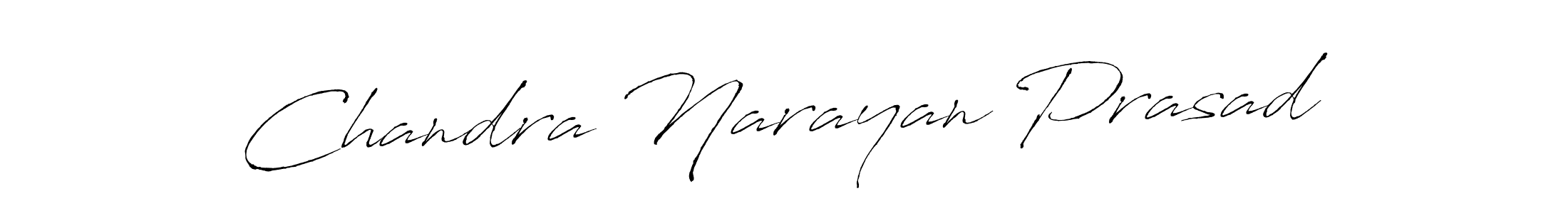 Chandra Narayan Prasad stylish signature style. Best Handwritten Sign (Antro_Vectra) for my name. Handwritten Signature Collection Ideas for my name Chandra Narayan Prasad. Chandra Narayan Prasad signature style 6 images and pictures png