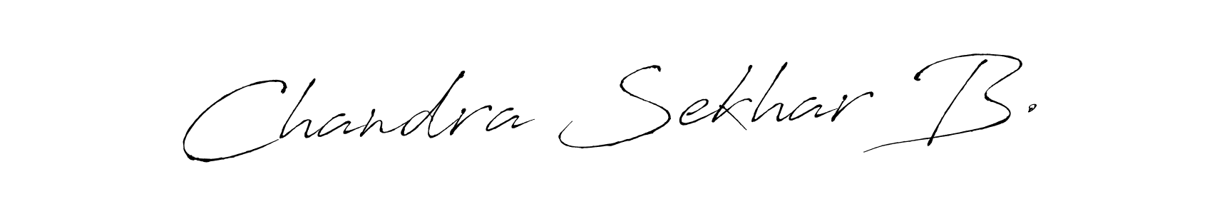 Design your own signature with our free online signature maker. With this signature software, you can create a handwritten (Antro_Vectra) signature for name Chandra Sekhar B.. Chandra Sekhar B. signature style 6 images and pictures png