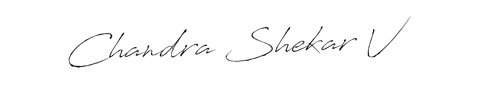 How to make Chandra Shekar V signature? Antro_Vectra is a professional autograph style. Create handwritten signature for Chandra Shekar V name. Chandra Shekar V signature style 6 images and pictures png