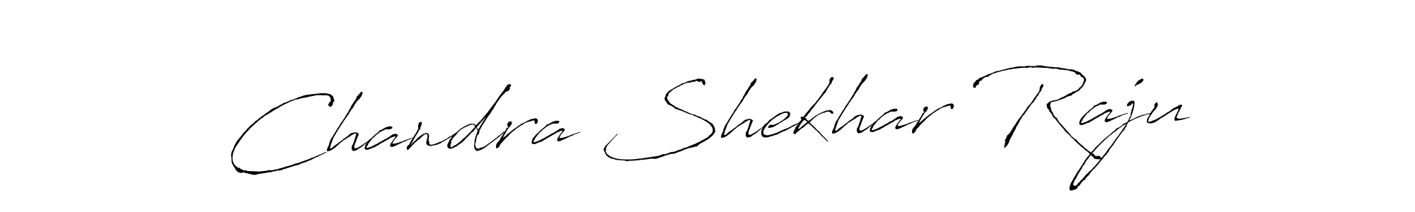 You should practise on your own different ways (Antro_Vectra) to write your name (Chandra Shekhar Raju) in signature. don't let someone else do it for you. Chandra Shekhar Raju signature style 6 images and pictures png