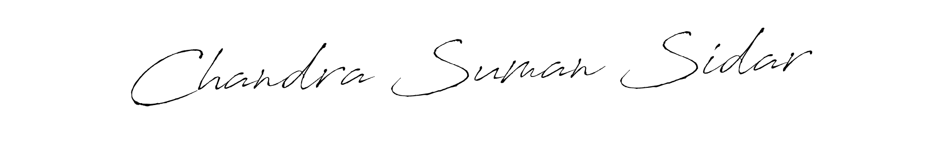 It looks lik you need a new signature style for name Chandra Suman Sidar. Design unique handwritten (Antro_Vectra) signature with our free signature maker in just a few clicks. Chandra Suman Sidar signature style 6 images and pictures png