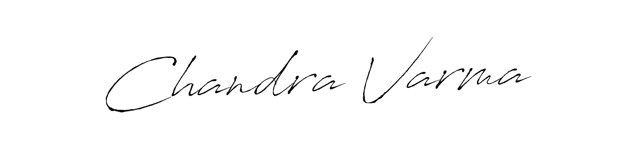 Create a beautiful signature design for name Chandra Varma. With this signature (Antro_Vectra) fonts, you can make a handwritten signature for free. Chandra Varma signature style 6 images and pictures png