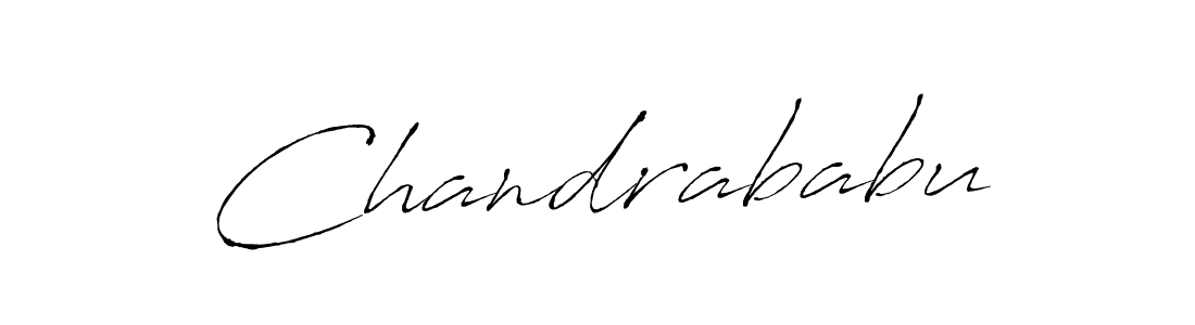 Make a beautiful signature design for name Chandrababu. With this signature (Antro_Vectra) style, you can create a handwritten signature for free. Chandrababu signature style 6 images and pictures png