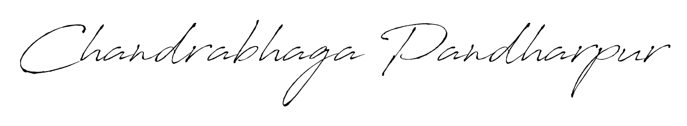 The Antro_Vectra font transforms the name Chandrabhaga Pandharpur into an executive sign with sharp precision and distinguished character. Chandrabhaga Pandharpur signature style 6 images and pictures png