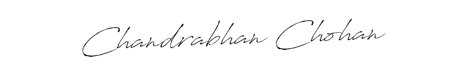 How to make Chandrabhan Chohan name signature. Use Antro_Vectra style for creating short signs online. This is the latest handwritten sign. Chandrabhan Chohan signature style 6 images and pictures png