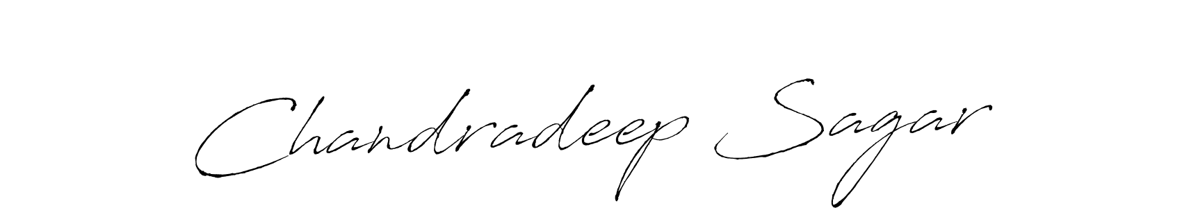 Chandradeep Sagar stylish signature style. Best Handwritten Sign (Antro_Vectra) for my name. Handwritten Signature Collection Ideas for my name Chandradeep Sagar. Chandradeep Sagar signature style 6 images and pictures png