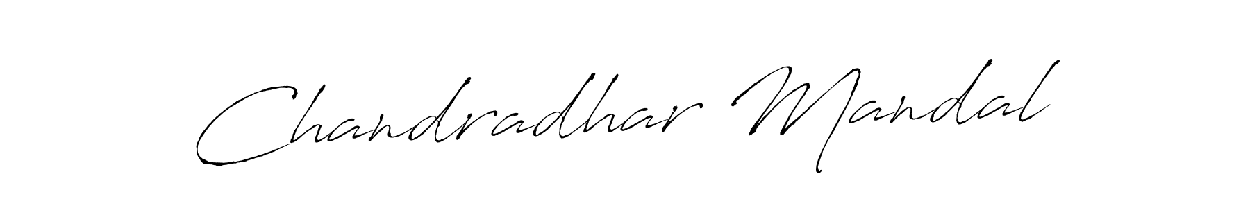 The best way (Antro_Vectra) to make a short signature is to pick only two or three words in your name. The name Chandradhar Mandal include a total of six letters. For converting this name. Chandradhar Mandal signature style 6 images and pictures png