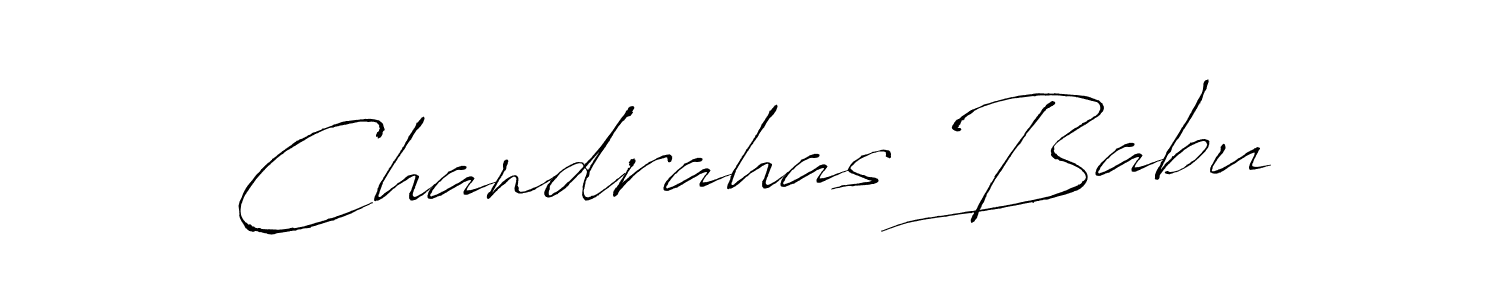 Create a beautiful signature design for name Chandrahas Babu. With this signature (Antro_Vectra) fonts, you can make a handwritten signature for free. Chandrahas Babu signature style 6 images and pictures png