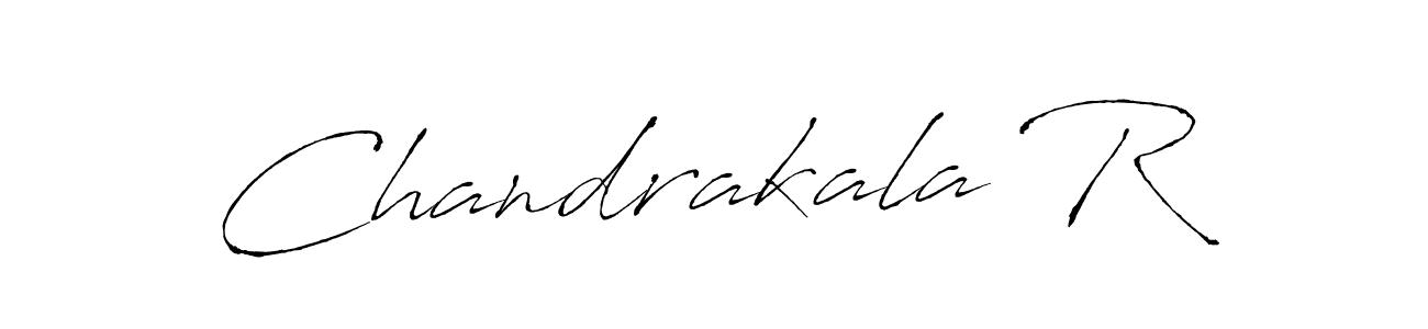 Similarly Antro_Vectra is the best handwritten signature design. Signature creator online .You can use it as an online autograph creator for name Chandrakala R. Chandrakala R signature style 6 images and pictures png