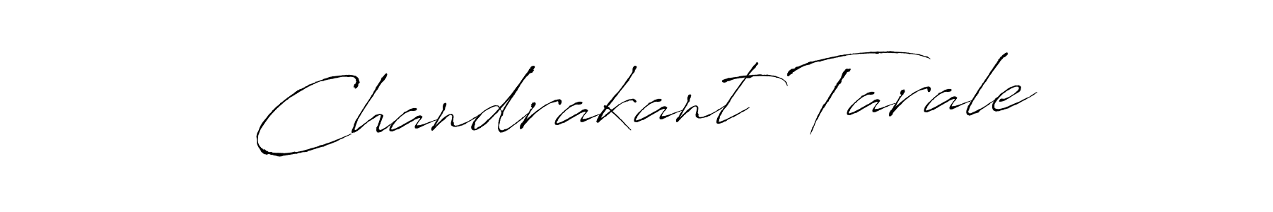 Design your own signature with our free online signature maker. With this signature software, you can create a handwritten (Antro_Vectra) signature for name Chandrakant Tarale. Chandrakant Tarale signature style 6 images and pictures png