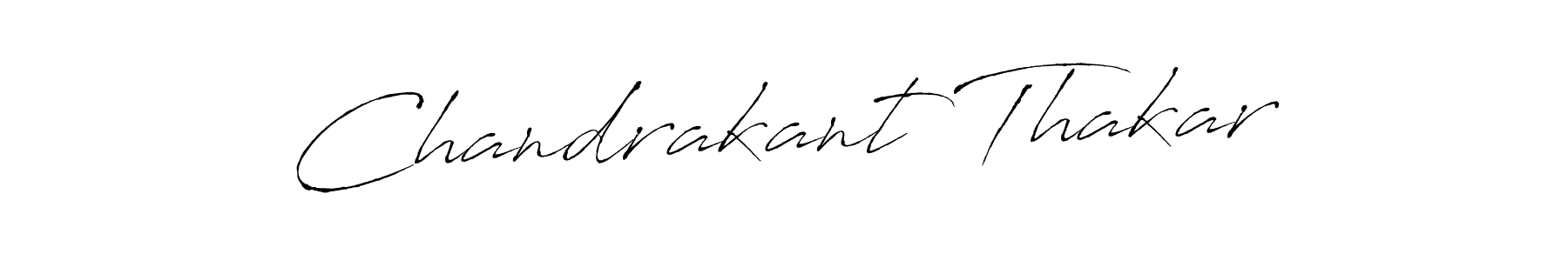 Design your own signature with our free online signature maker. With this signature software, you can create a handwritten (Antro_Vectra) signature for name Chandrakant Thakar. Chandrakant Thakar signature style 6 images and pictures png